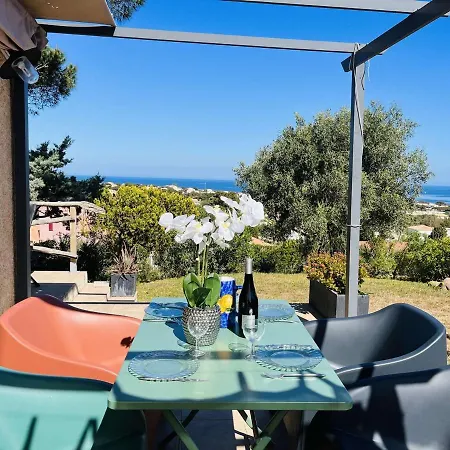 Climatise A Avec 2 Terrasses, Parking Et Proche Plage - Fr-1-63-328 Appartement Lumio (Corsica)